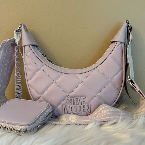 NWT Steve Madden (Bandre) Lavender Crossbody Bag - Picture 1 of 11